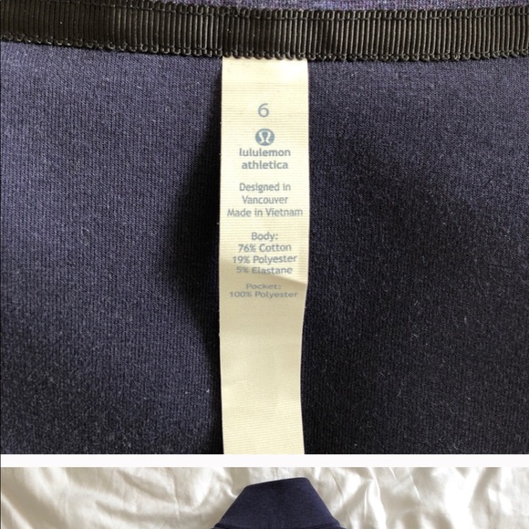 Lululemon zip up. purple. Worn once - Picture 3 of 4